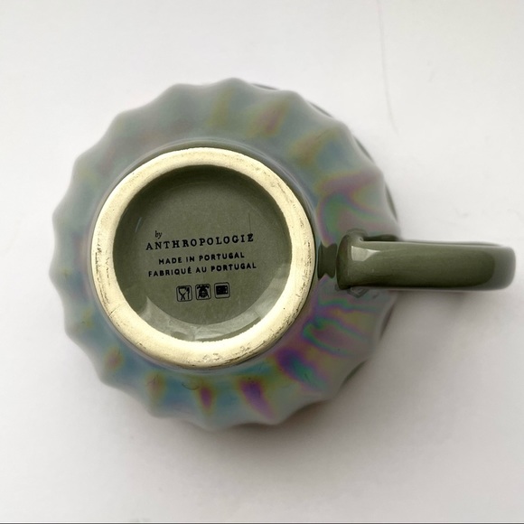Anthropologie Iridescent Lustered Latte Coffee Mug - Tea Portugal - Picture 2 of 5